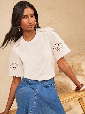 love & roses Shirt in White