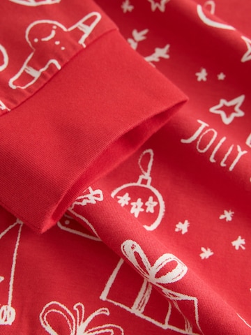 Next Pyjamas lang 'Christmas' i rød
