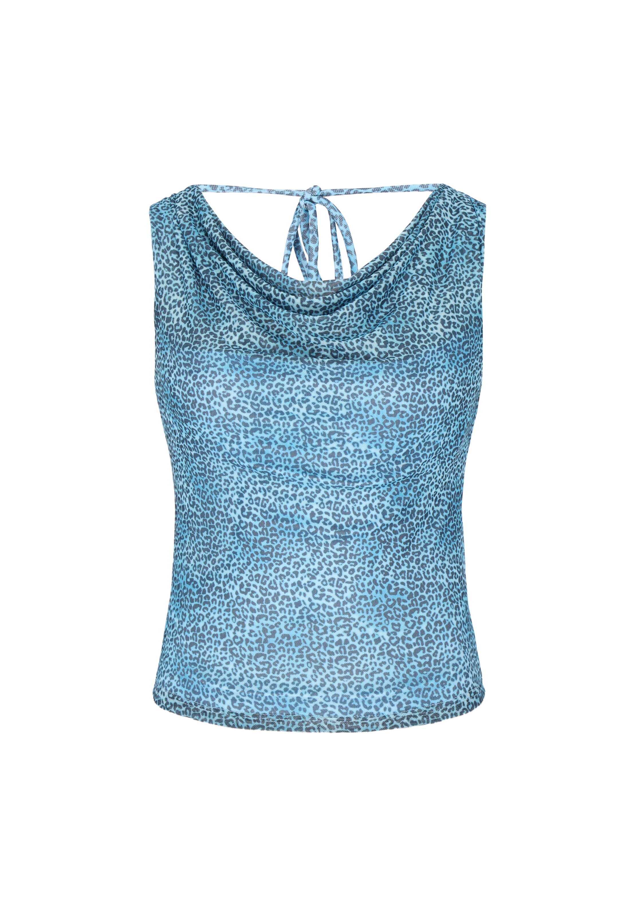 MYMO - Top en azul: frente