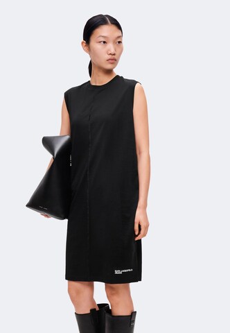 KARL LAGERFELD JEANS Kleid in Schwarz: Vorderseite