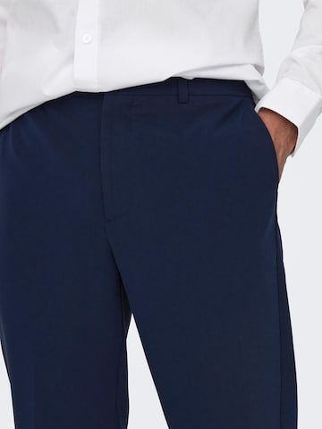 regular Pantaloni con piega frontale 'Eve' di Only & Sons in blu
