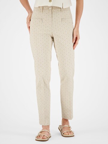 Gardeur Slimfit Hose 'ZENE51' in Beige: Vorderseite