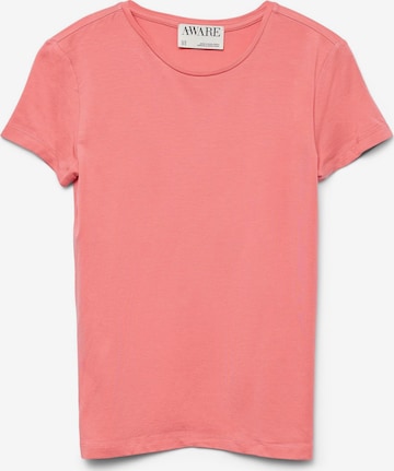 Aware Shirt 'VMInes Fiona' in Rood: voorkant