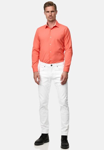 Rusty Neal Slim fit Overhemd in Oranje