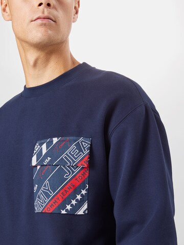 Tommy JeansRegular Fit Sweater majica - plava boja