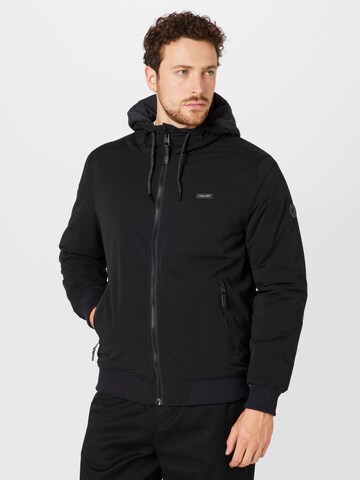 Ragwear Between-Season Jacket 'MADDY' in Black: front