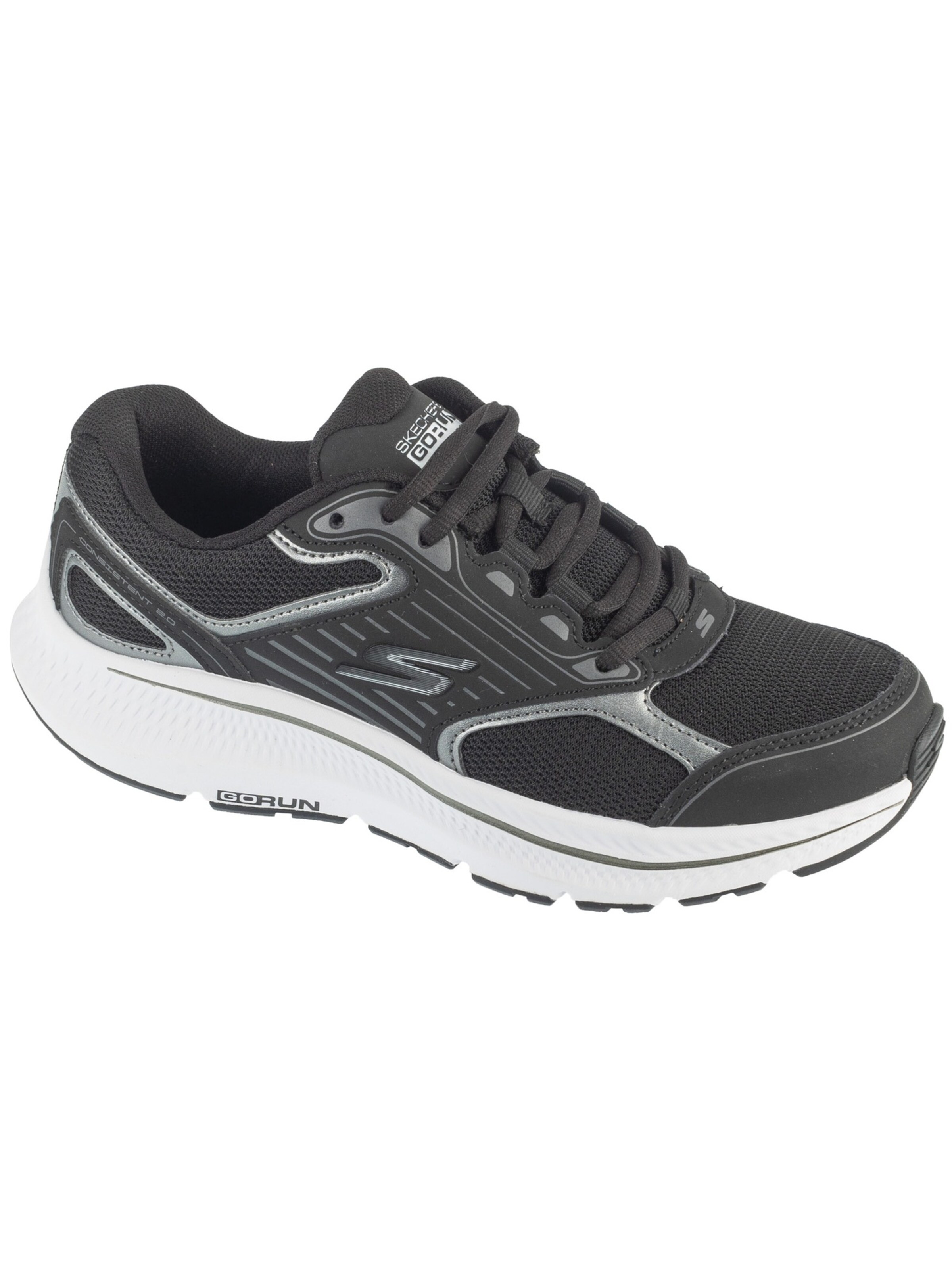 SKECHERS Loopschoen 'Skechers Go Run Consistent 2.0 - Advantage' in Zwart: voorkant