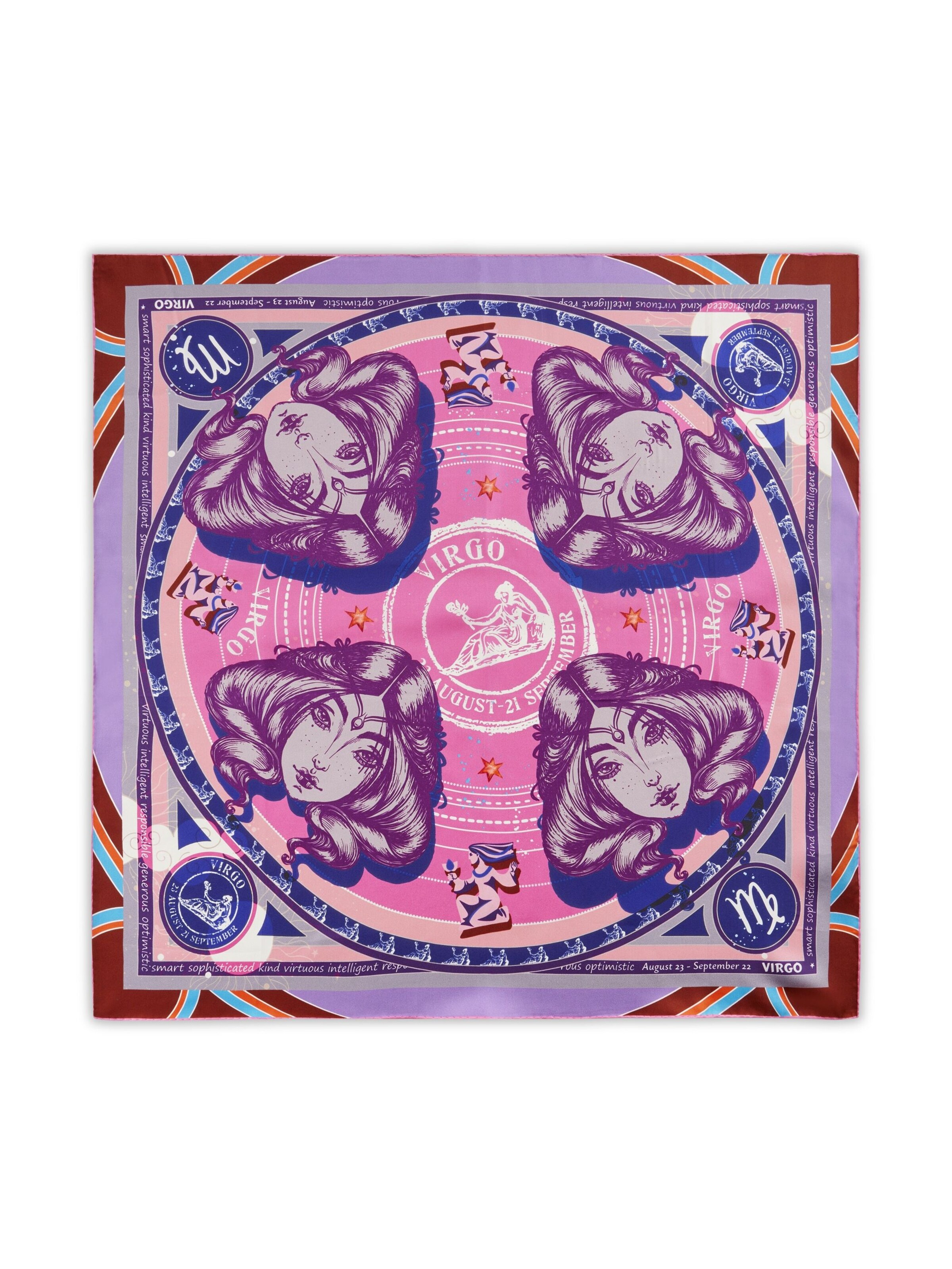 CODELLO Wrap 'Sternzeichen Jungfrau' in Pink