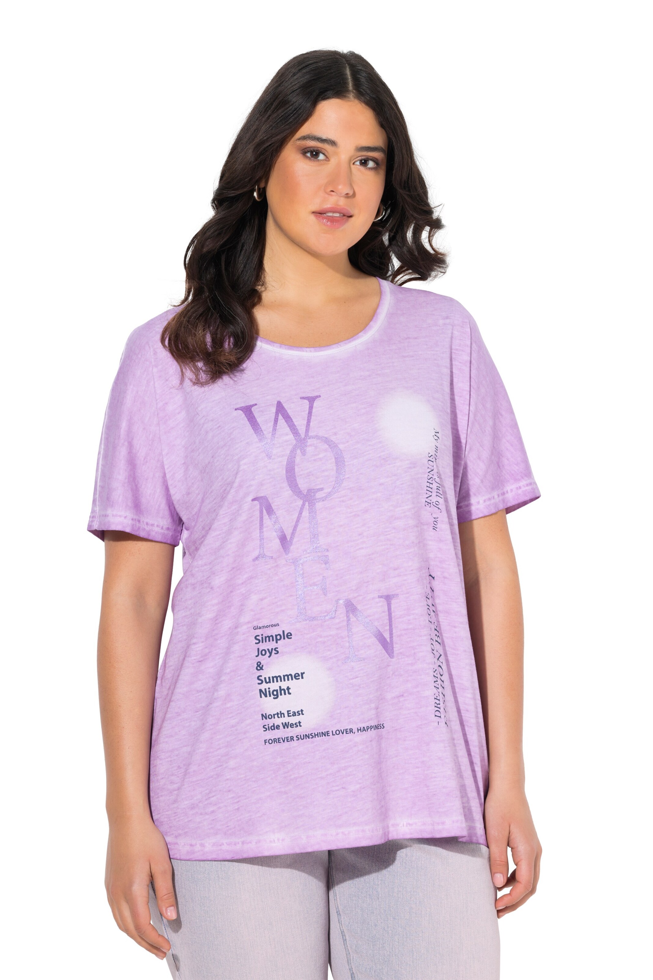 Ulla Popken Shirt in Purple: front