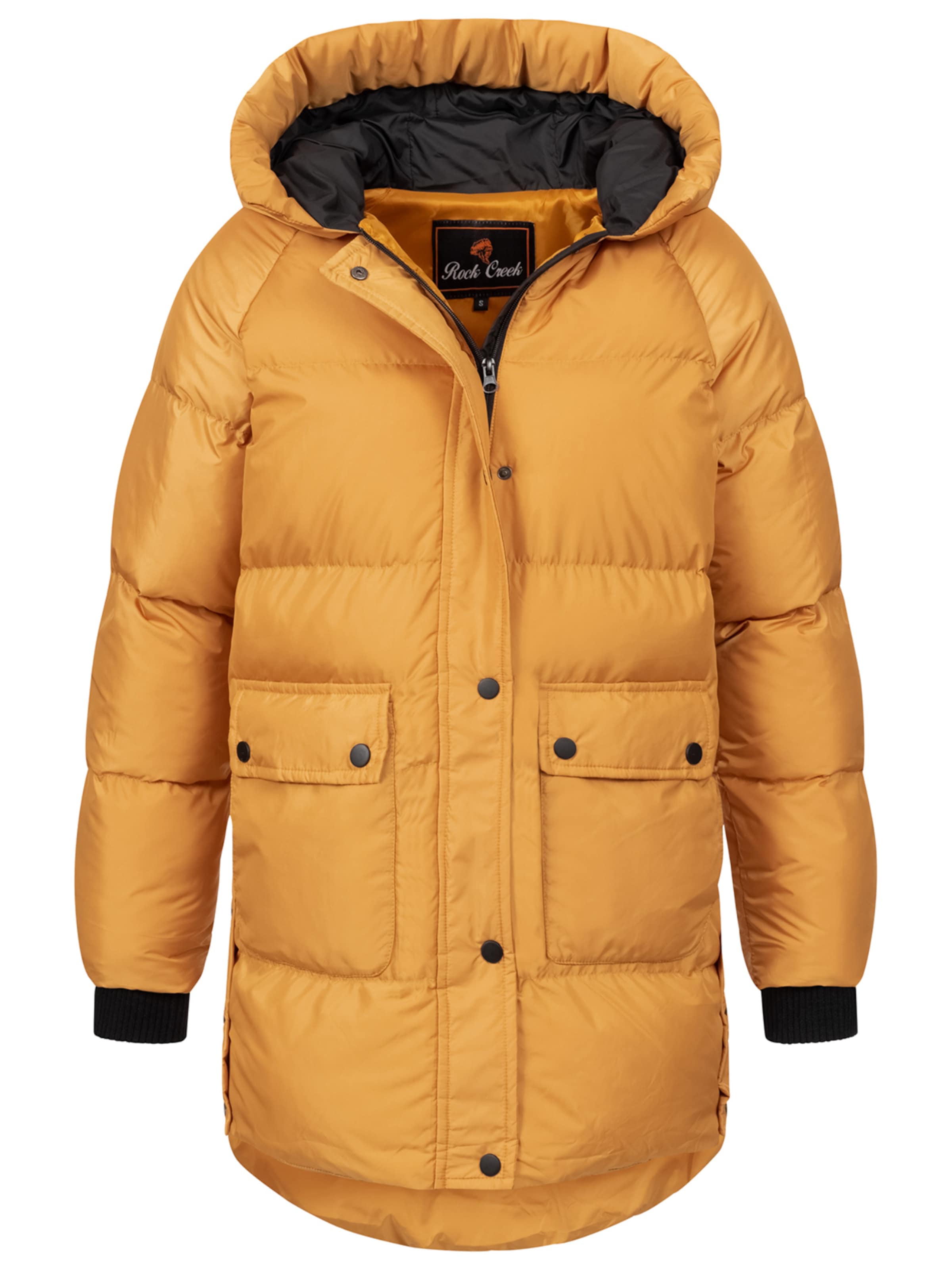 Rock Creek Winterjacke in Gelb: Vorderseite