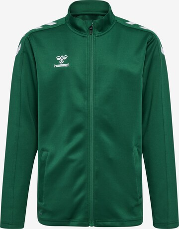 Hummel Sportsweatjacke 'CORE XK POLY' in Grün: predná strana