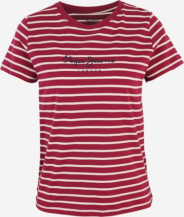 Pepe Jeans Футболка 'MAE' в Ярко-розовый: спереди