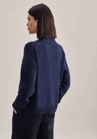SEIDENSTICKER Strickjacke in Blau