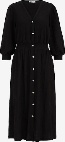 WE Fashion Shirt Dress in Black: front