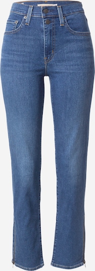 Jeans '724 BUTTON SHANK DARK INDIGO - WORN IN' LEVI'S pe albastru denim, Vizualizare produs