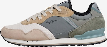 Baskets basses 'LONDON MIND' Pepe Jeans en beige : devant