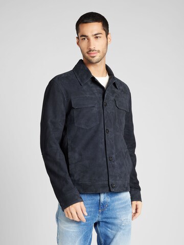 STRELLSON Between-Season Jacket 'Caster 2.0' in Blue: front