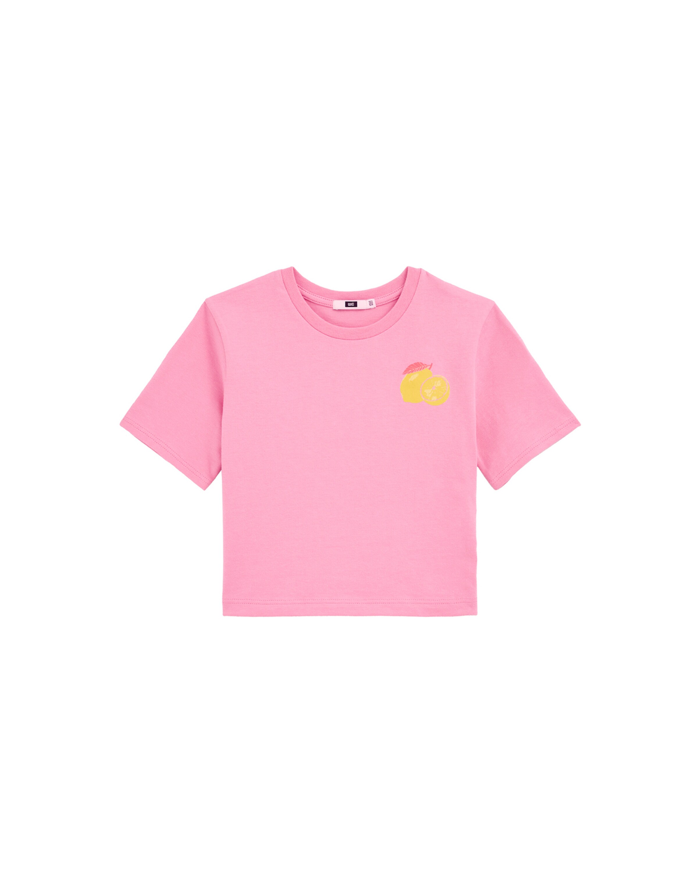 T-Shirt WE Fashion en rose : devant
