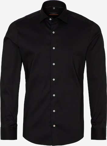 ETERNA Button Up Shirt in Black: front