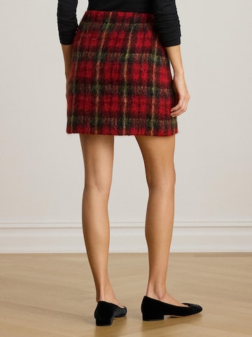 Lauren Ralph Lauren - Falda 'LIDDLE' en rojo