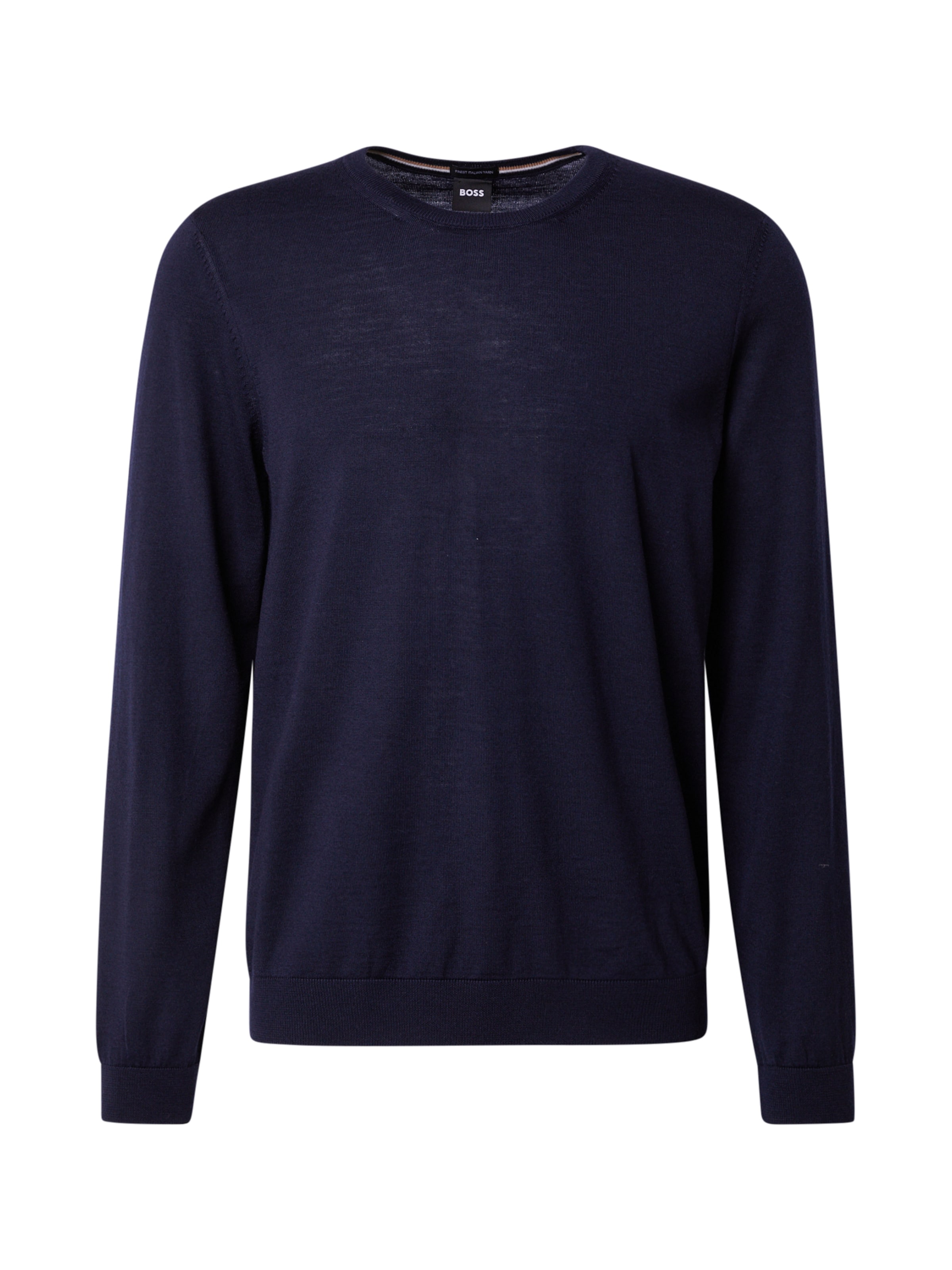 BOSS Pullover 'Leno' in Blau: Vorderseite