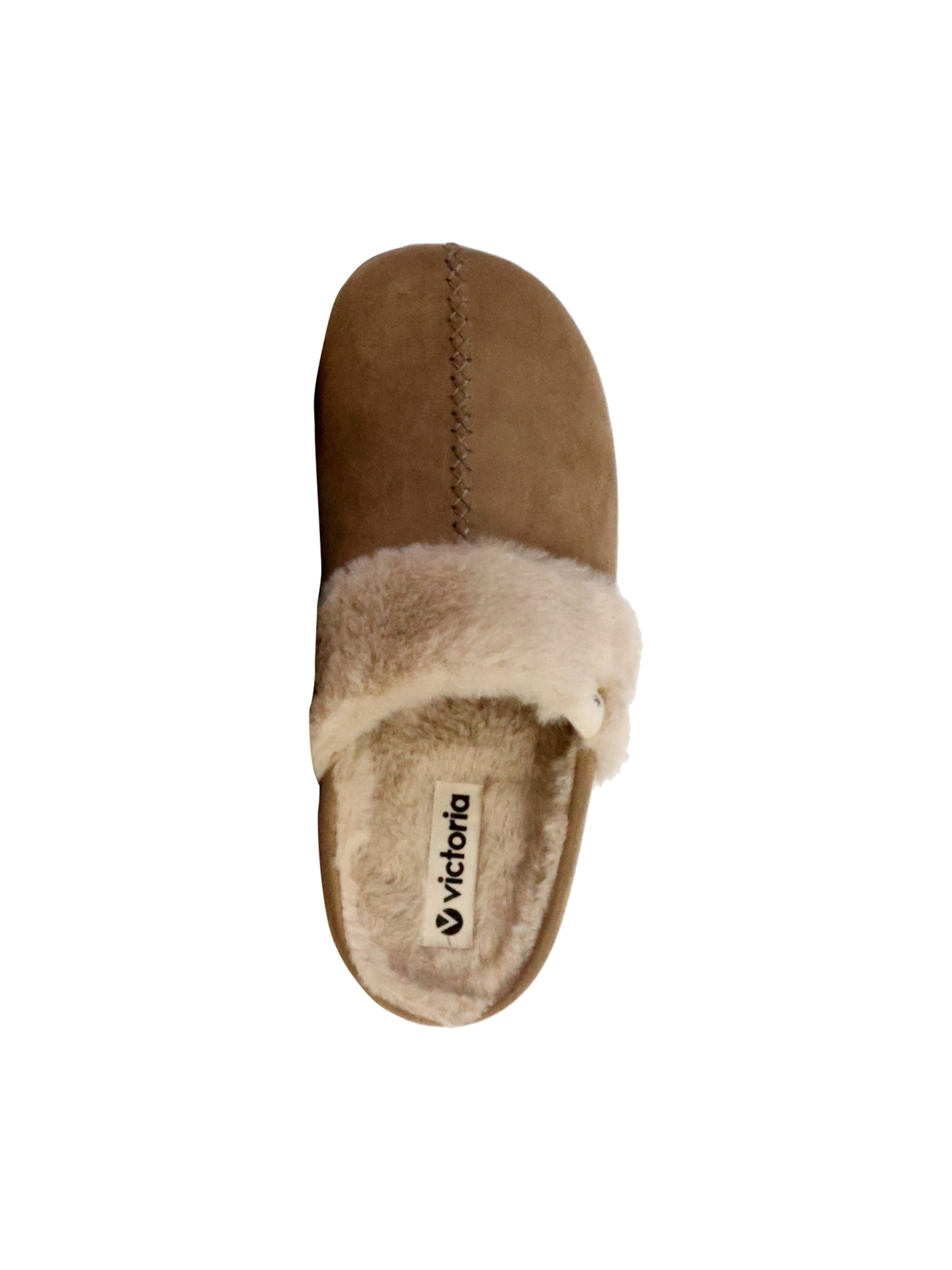 Zoccoletto 'Pantoletten zum Reinschlüpfen' di victoria in beige