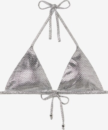 CALZEDONIA Triangel Bikinitop in Silber: predná strana