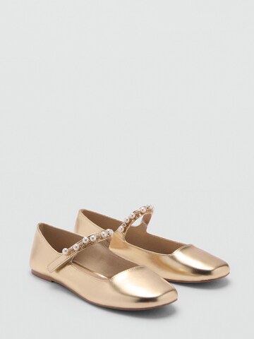 MANGO KIDS Ballerina 'AILA-A' i guld