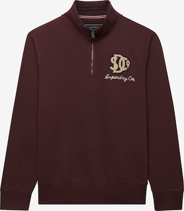 Sweat-shirt 'Vintage Athletic' Superdry & Co en rouge : devant