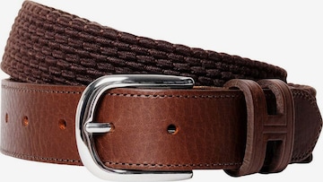 Ceinture Hackett London en marron : devant