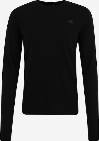 juoda 4F Sportiniai apatiniai marškinėliai: priekis