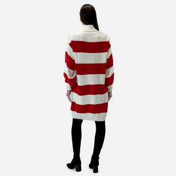 Elara Strikkjole i hvid