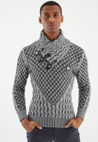 Leif Nelson Sweater in Grey: front