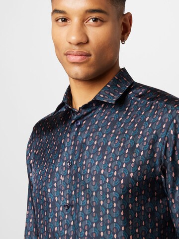 ETON Regular fit Button Up Shirt in Blue