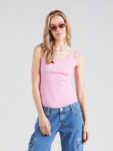 rosemunde Top in Roze: voorkant