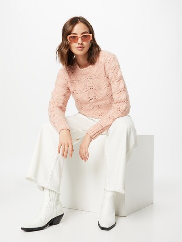 PIECES - Pullover 'Bibbi' em rosa