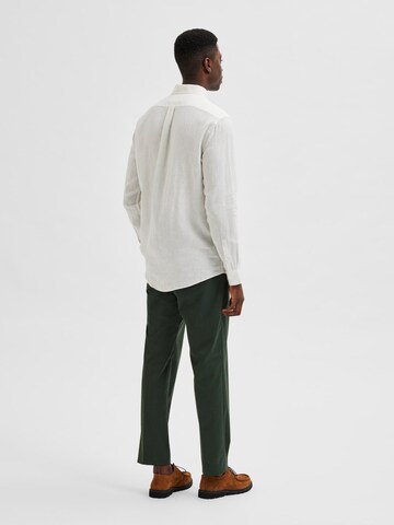 SELECTED HOMME Comfort Fit Hemd 'KYLIAN' in Beige