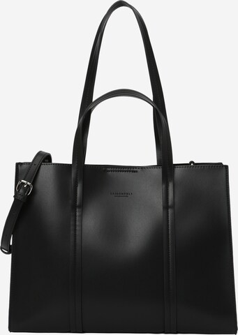 Seidenfelt Manufaktur Shopper 'Svajde' in Black: front