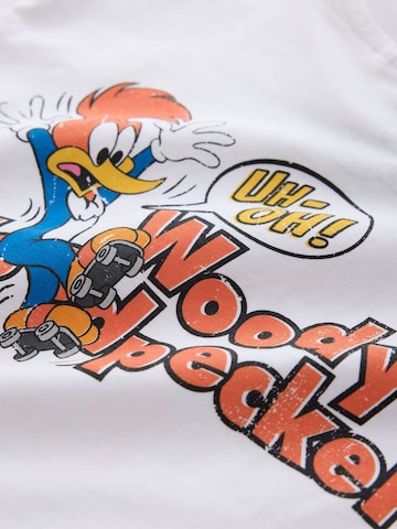 Next T-Shirt 'Woody Woodpecker' in Weiß