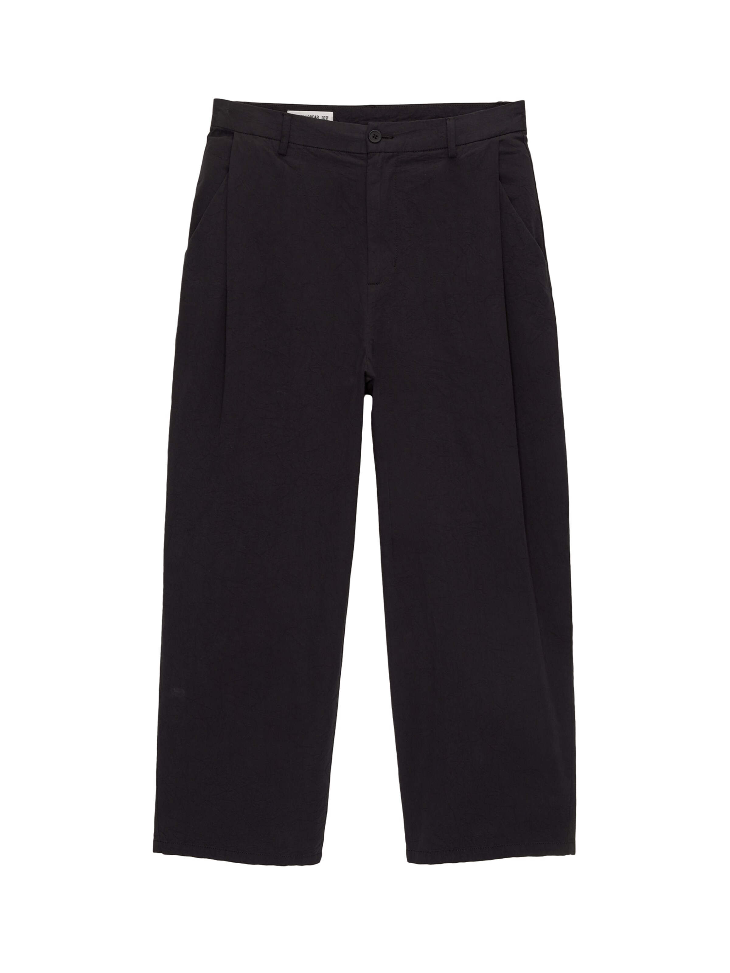 Pull&Bear Loosefit Hose in Schwarz: Vorderseite