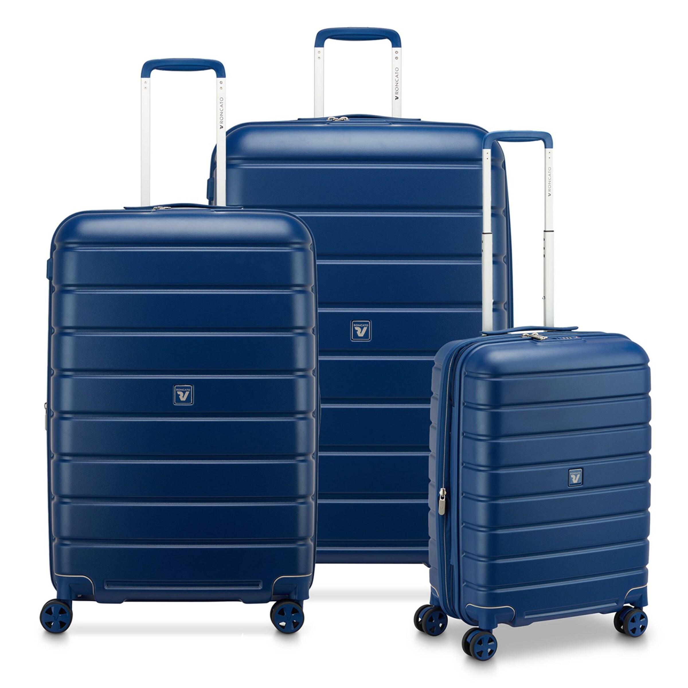 Roncato Suitcase Set 'Relife' in Blue: front