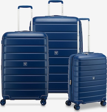 Roncato Suitcase Set 'Relife' in Blue: front