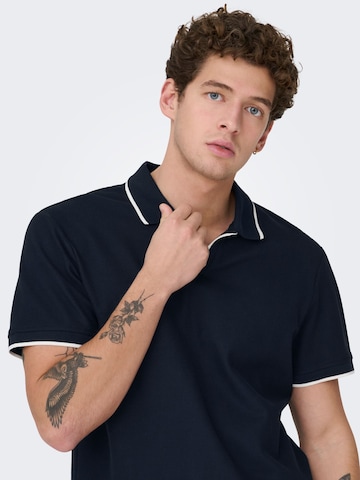 Only & Sons Shirt 'ONSAston' in Blauw