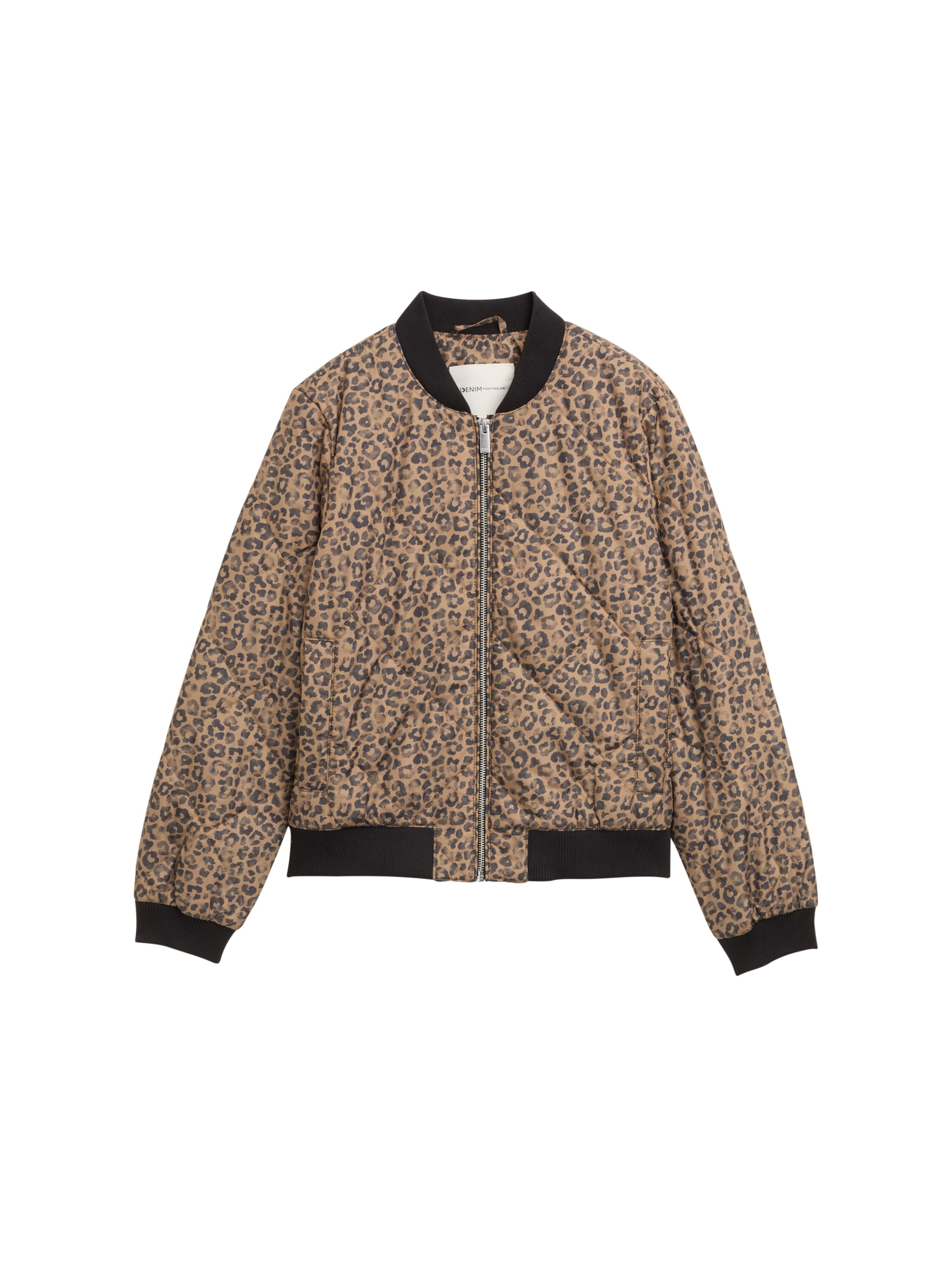 TOM TAILOR DENIM Between-Season Jacket in Brown: front