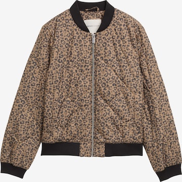 TOM TAILOR DENIM Bomberjacke in Braun: Vorderseite