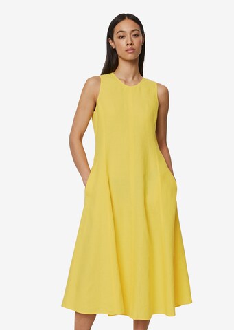 Marc O'Polo Summer Dress in Yellow: front