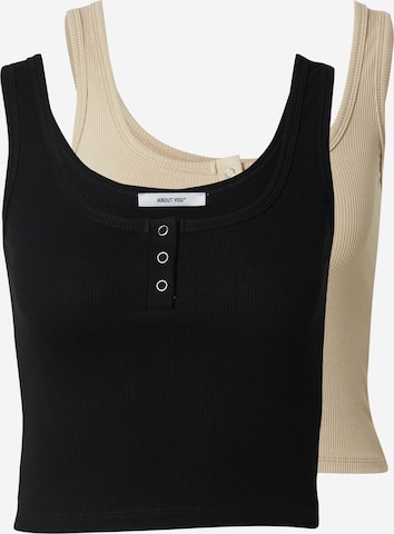 Top 'Dotta' di ABOUT YOU in beige: frontale