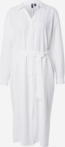 VERO MODA Shirt Dress 'LINN' in White: front
