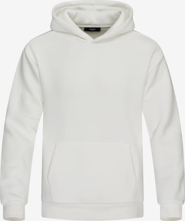 behype Sweatshirt 'BHCOMFY' in Weiß: Vorderseite