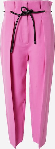 3.1 Phillip Lim tavaline Voltidega püksid 'ORIGAMI', värv roosa: eest vaates